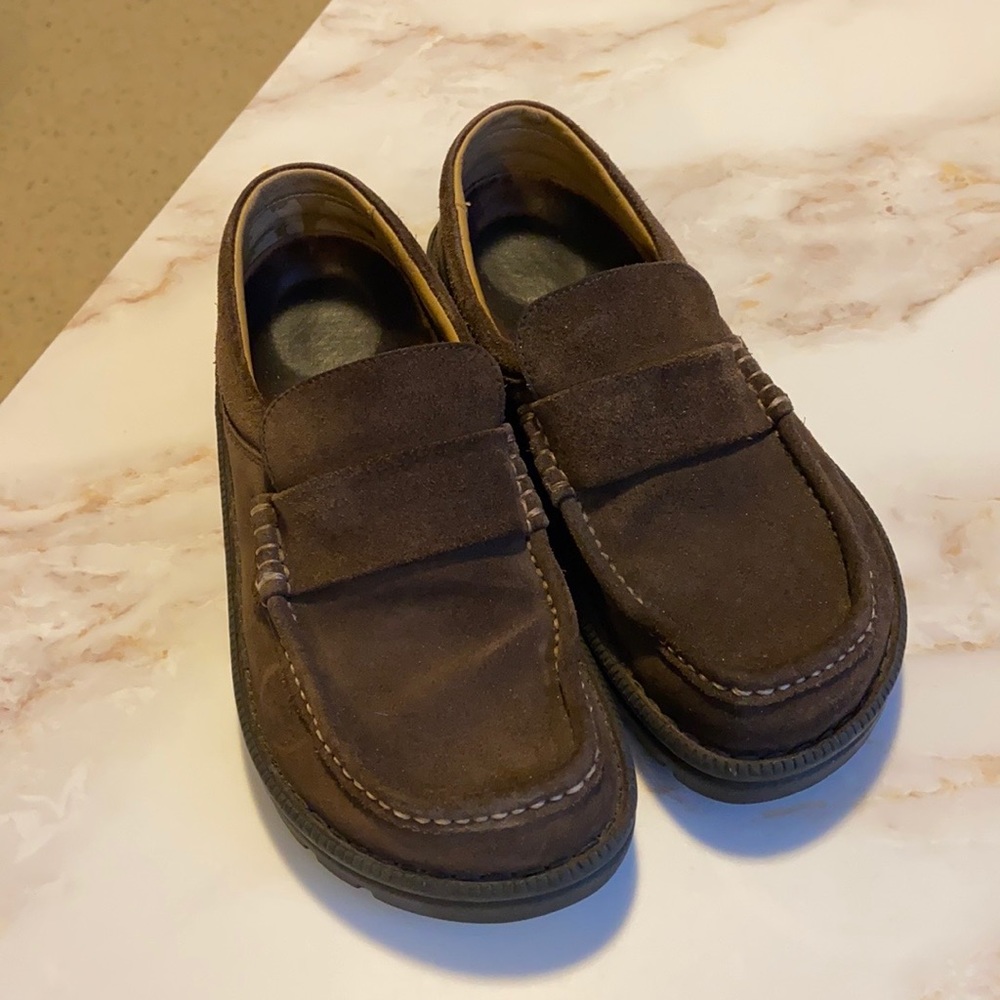 Birkenstock brown suede loafers 39N